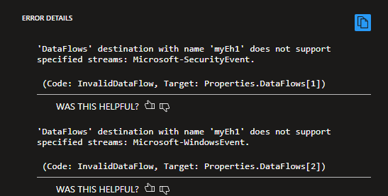 Unsupported Windows Security Event schema