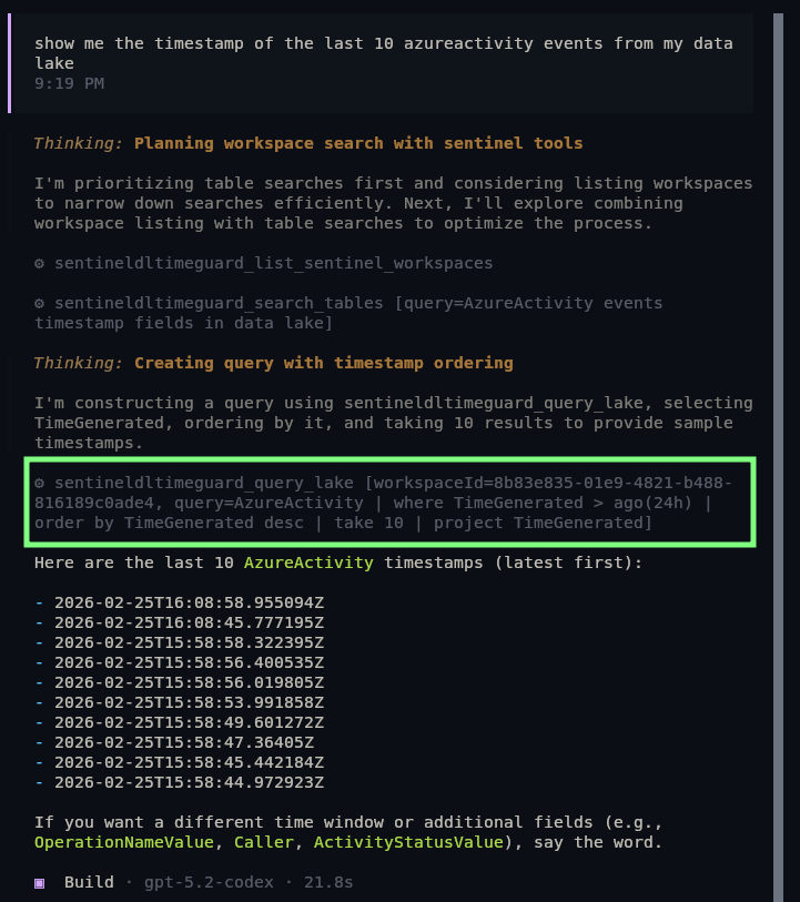 GPT 5.2 Codex&rsquo;s reaction to the prompt and enforcement